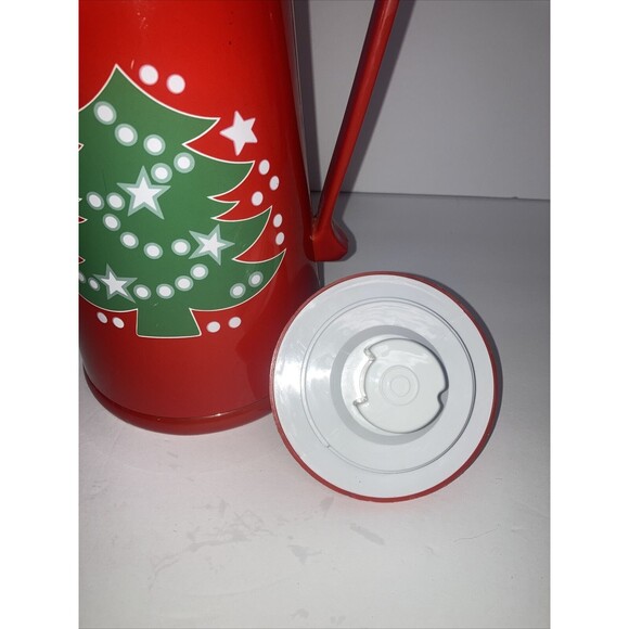VTG Christmas Tree WAECHTESBACH Thermal Vacuum Carafe 1 Liter A.K.DAS Ht.12" - Picture 9 of 10